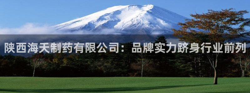 九游会老哥俱乐部必备的交流社区：陕西海天制药有限公司：品牌实力跻身行业前列
